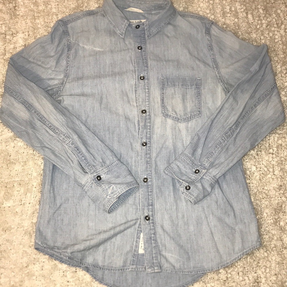Rag&Bone collar long sleeve button down chambray
